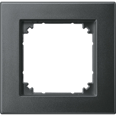 MERTEN M-PLAN ANTHRACITE 1-GANG FRAME