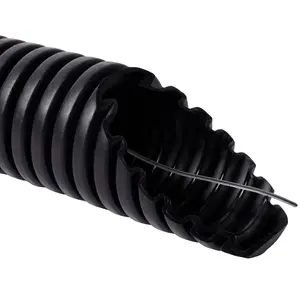 PVC 32MM 750N 25M BLACK CORRUGATED CONDUITS